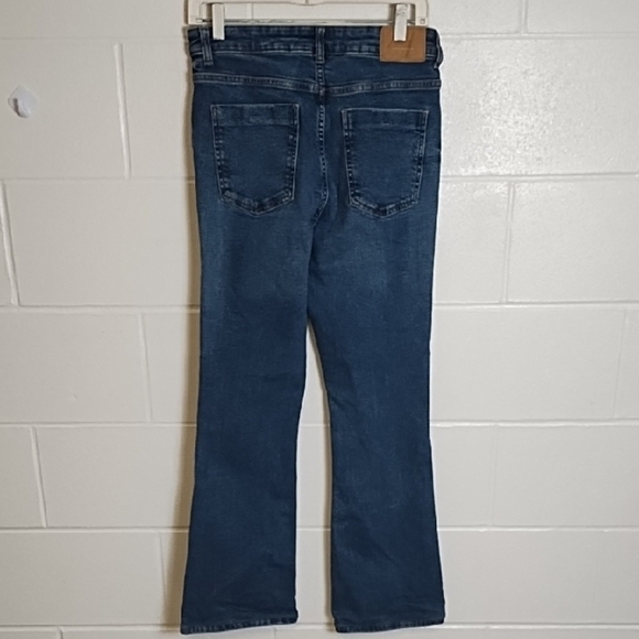 5 Pocket Cotton Stretch Denim Jeans High Rise - Picture 15 of 16